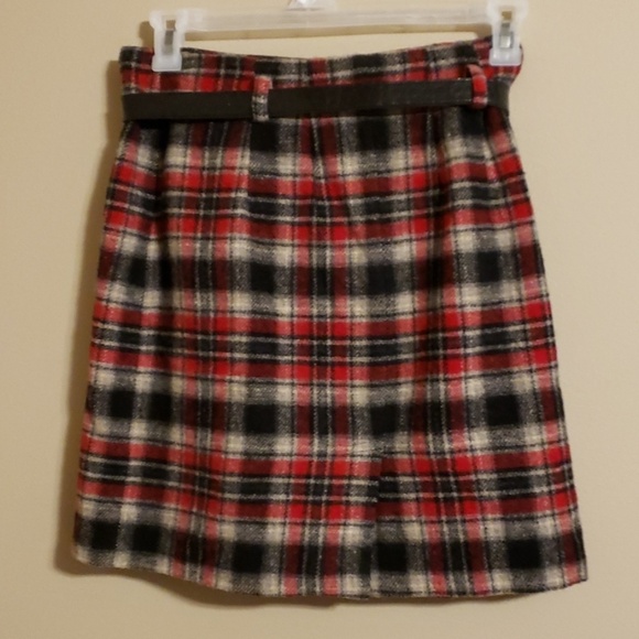 Eddie bauer wool wrapped lined plaid skirt - Picture 5 of 5